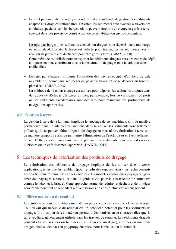 Valorisation des sédiments de dragage dans le génie civil