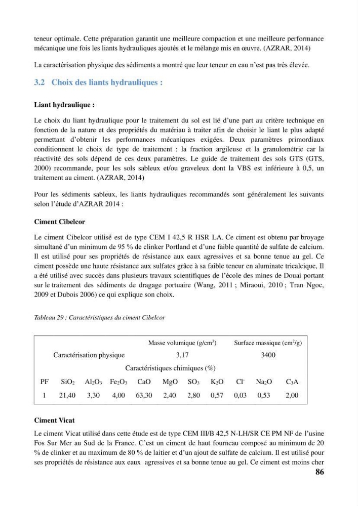Valorisation des sédiments de dragage dans le génie civil