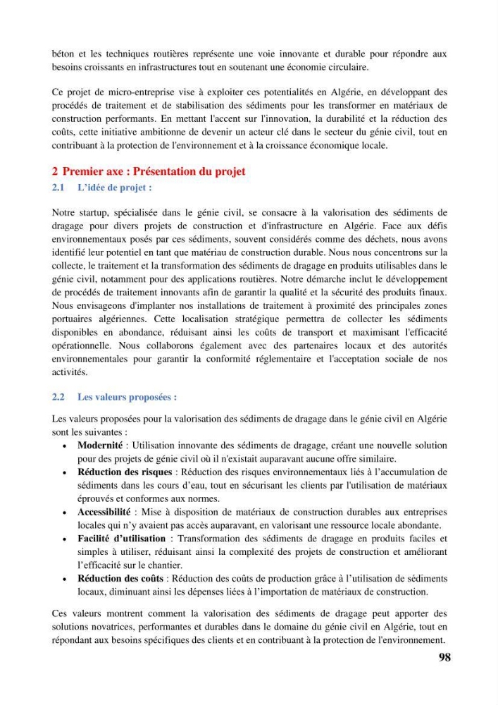 Valorisation des sédiments de dragage dans le génie civil