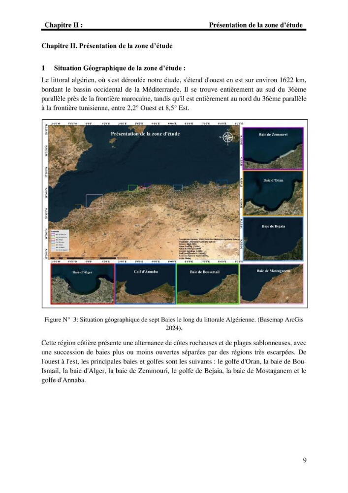 Développement d\'un SIG-WEB pour l\'étude et l\'évaluation des énergies renouvelables marines le long du littoral algérien