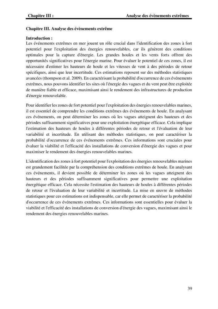 Développement d\'un SIG-WEB pour l\'étude et l\'évaluation des énergies renouvelables marines le long du littoral algérien