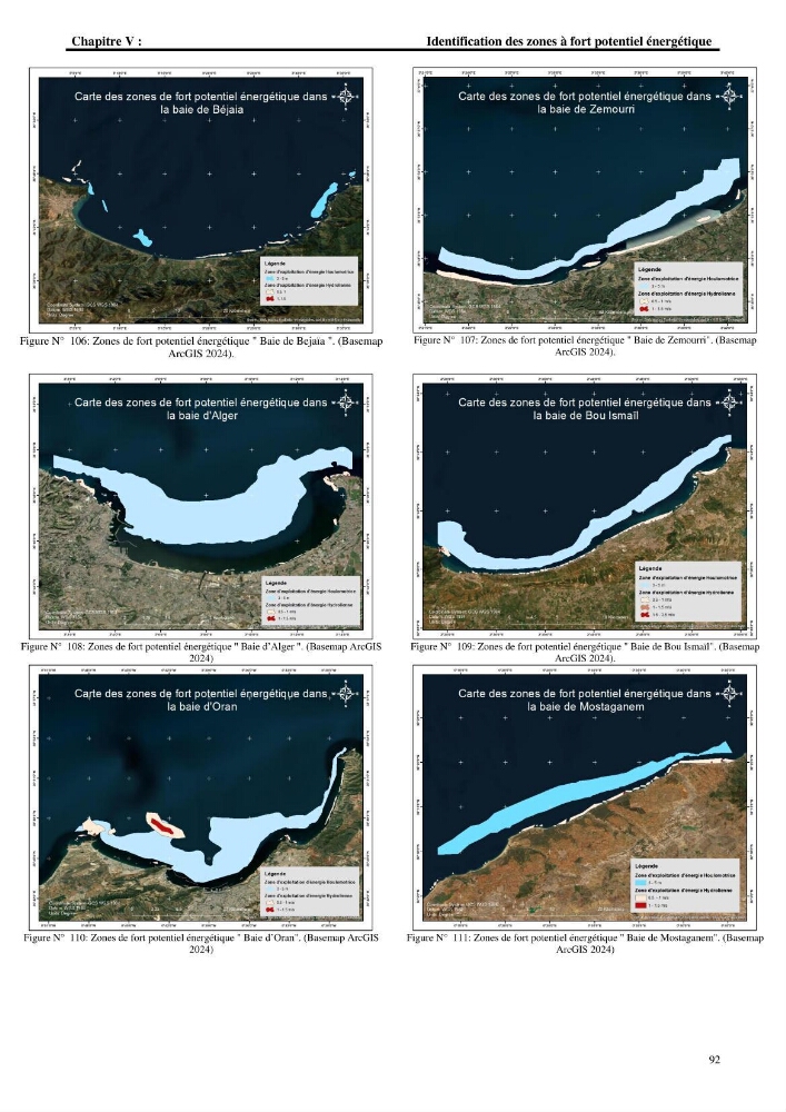 Développement d\'un SIG-WEB pour l\'étude et l\'évaluation des énergies renouvelables marines le long du littoral algérien
