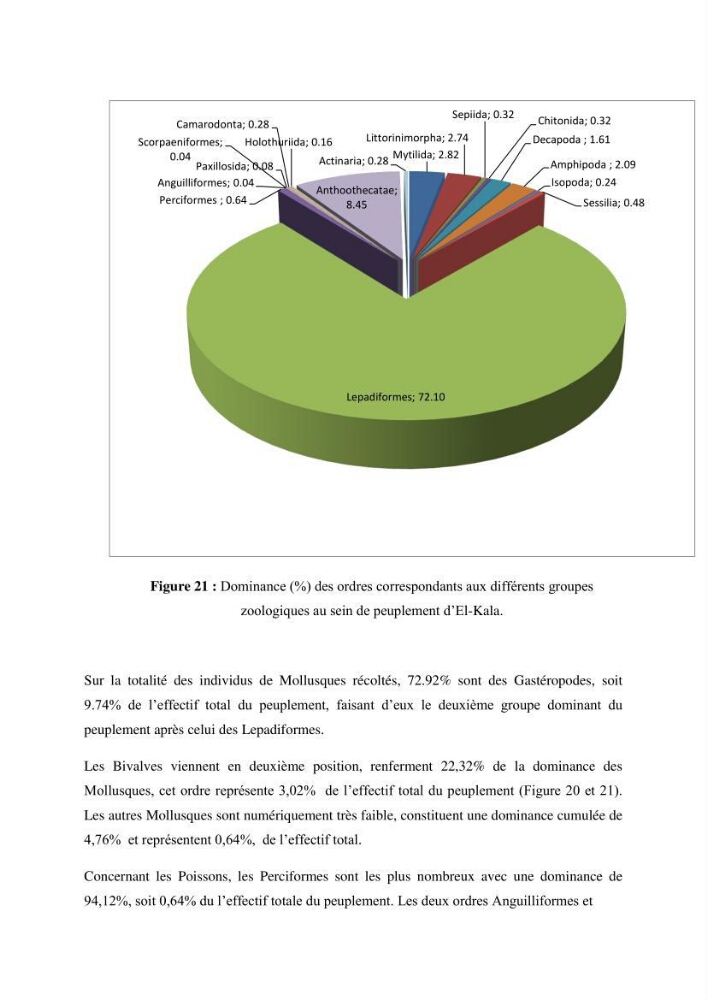 Inventaire du benthos des zones rocheuses de la région d’El Kala: prélèvements de mai 2017 et mai 2018