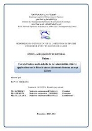 Calcul d'indice multi-échelle de la vulnérabilité côtière