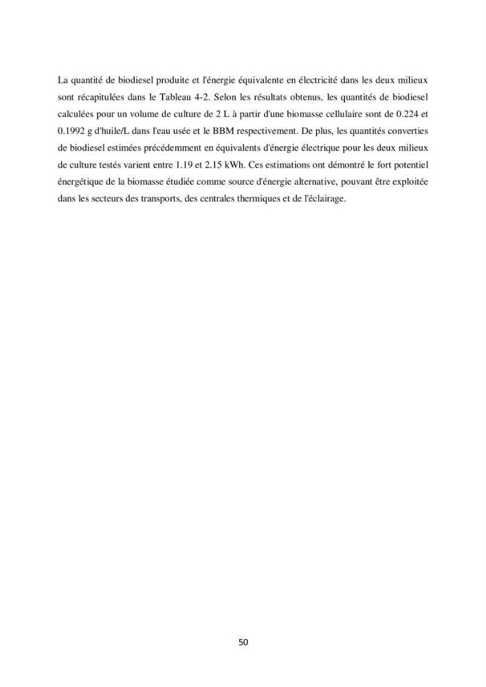Contribution à la valorisation bioénergétique à partir des micro-organisme photosynthétiques