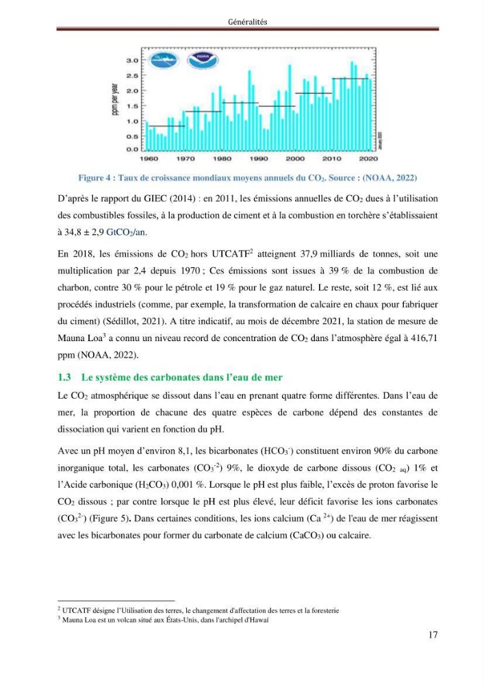 Reconstitution du cycle saisonnier de la pression partielle du CO2 en Méditerranée durant l’année 2011
