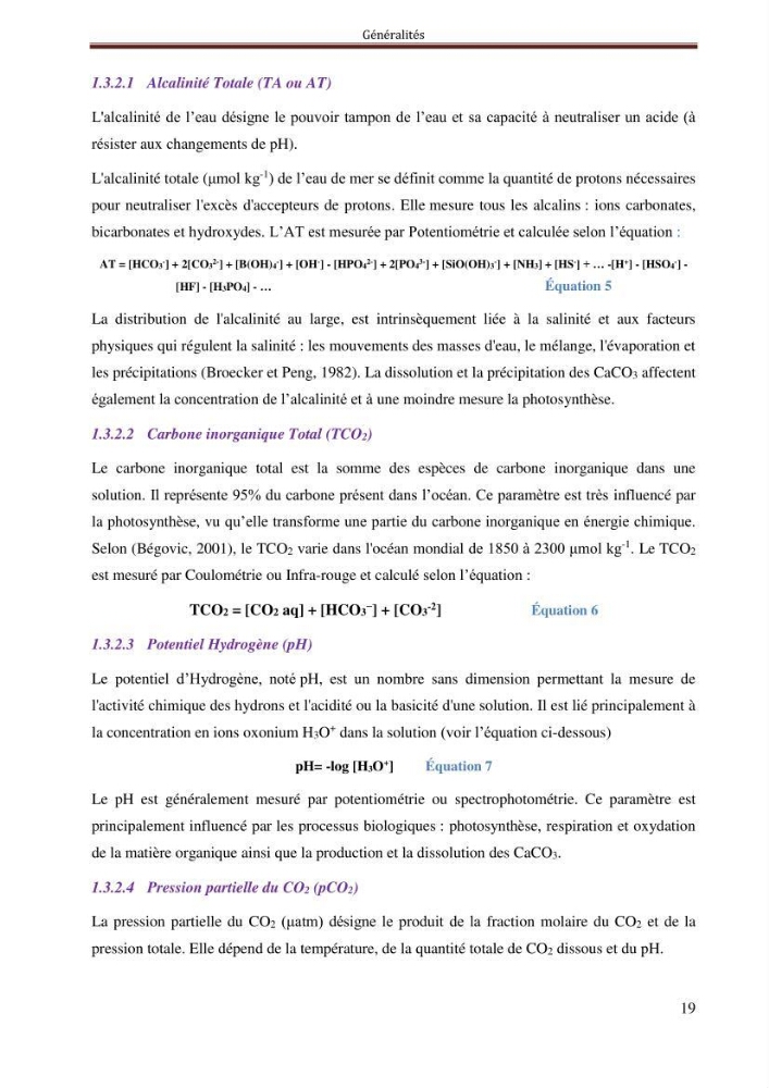 Reconstitution du cycle saisonnier de la pression partielle du CO2 en Méditerranée durant l’année 2011