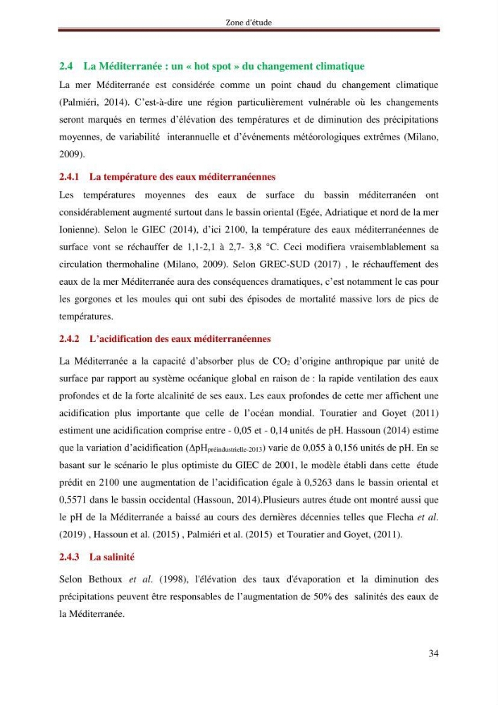 Reconstitution du cycle saisonnier de la pression partielle du CO2 en Méditerranée durant l’année 2011