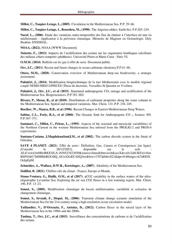 Reconstitution du cycle saisonnier de la pression partielle du CO2 en Méditerranée durant l’année 2011