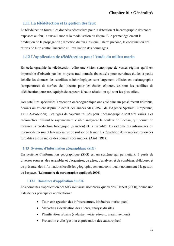 Contribution à la prévention et à la gestion des feux de forêts dans le parc national d\'El Kala (Nord Est de l\'Algérie) par télédétection et leurs incidences sur le milieu marin