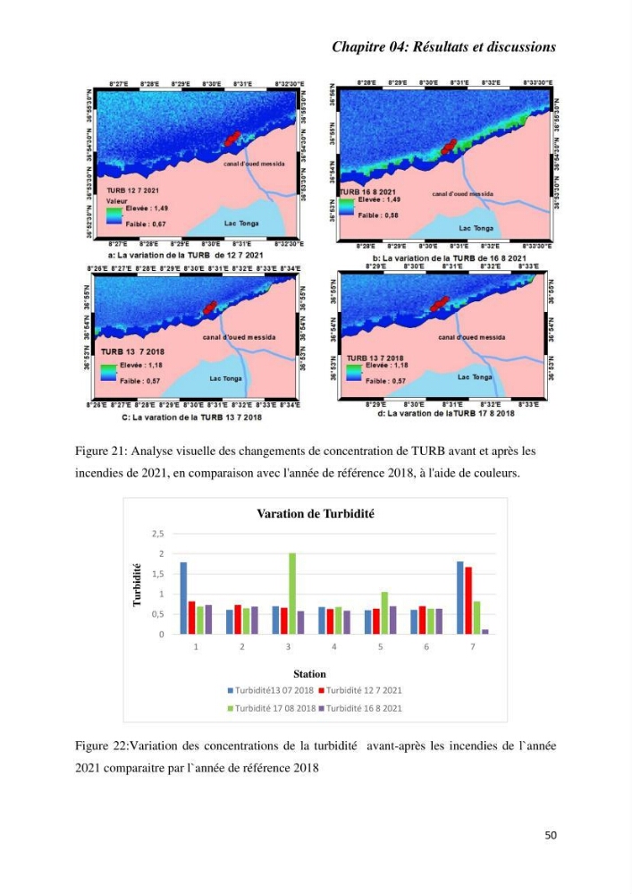Contribution à la prévention et à la gestion des feux de forêts dans le parc national d\'El Kala (Nord Est de l\'Algérie) par télédétection et leurs incidences sur le milieu marin