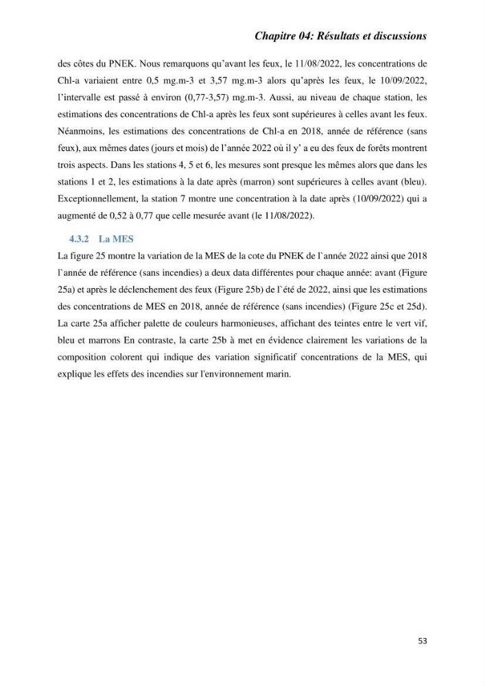 Contribution à la prévention et à la gestion des feux de forêts dans le parc national d\'El Kala (Nord Est de l\'Algérie) par télédétection et leurs incidences sur le milieu marin