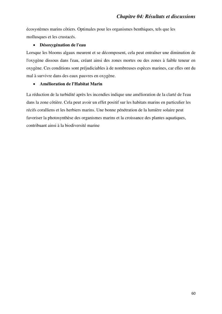 Contribution à la prévention et à la gestion des feux de forêts dans le parc national d\'El Kala (Nord Est de l\'Algérie) par télédétection et leurs incidences sur le milieu marin