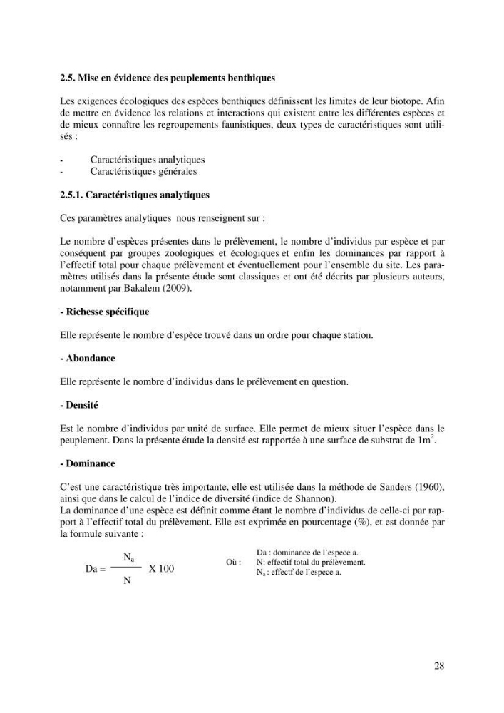Suivi de la macrofaune benthique des milieux perturbés