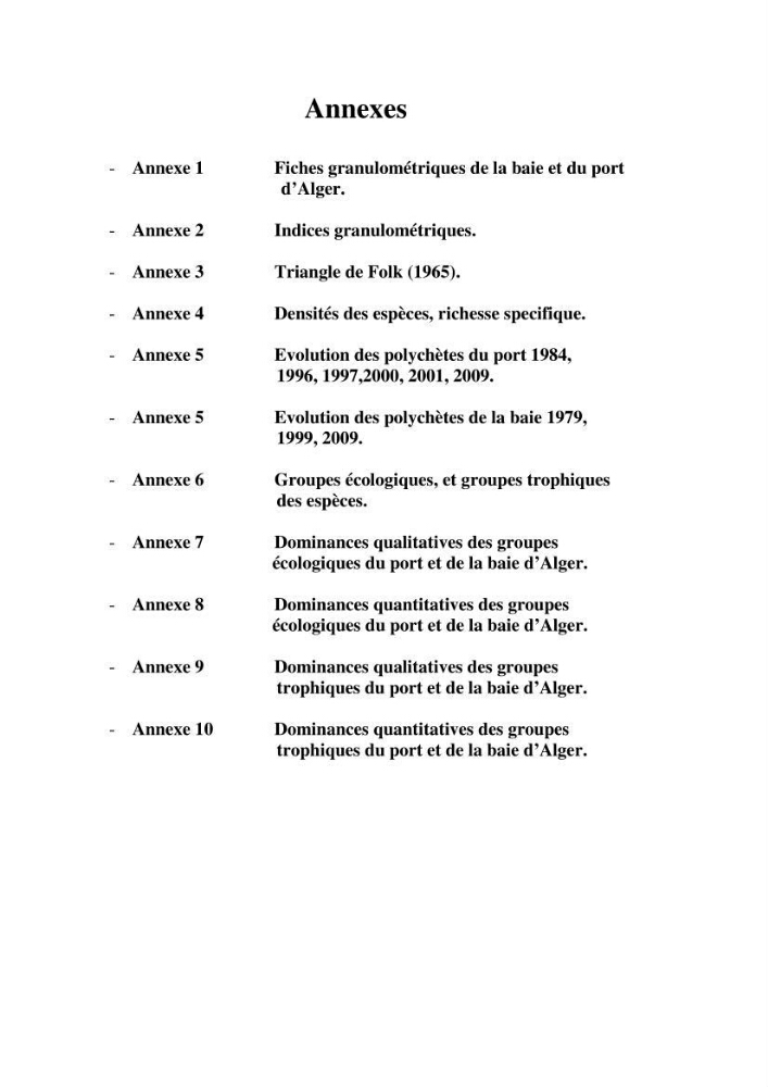 Suivi de la macrofaune benthique des milieux perturbés