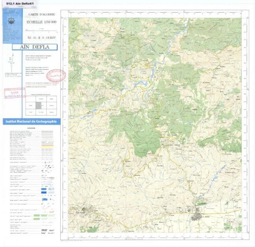 Ain Defla: NJ-31-II-6- OUEST Ain Defla: NJ-31-II-6- OUEST