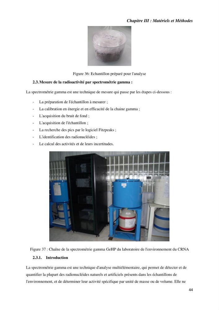 Etude radioécologique du littoral Algérois: cas d\'algues marines