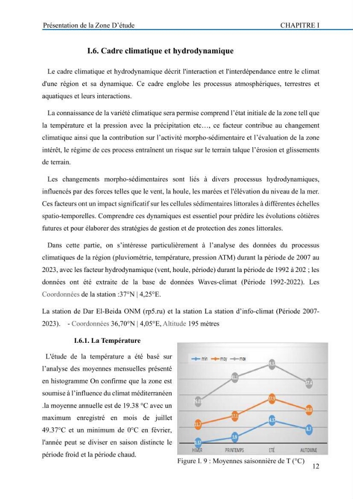 Evaluation de la vulnérabilité du littoral de la wilaya de Tizi-Ouzou face aux de géo-risques côtiers