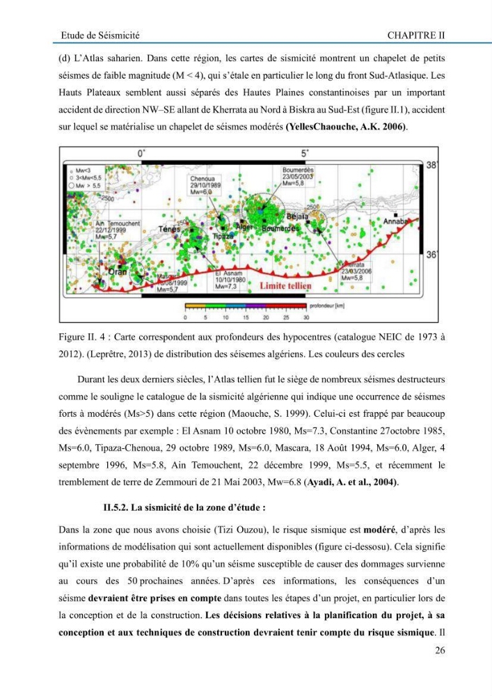 Evaluation de la vulnérabilité du littoral de la wilaya de Tizi-Ouzou face aux de géo-risques côtiers