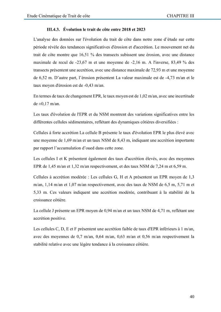 Evaluation de la vulnérabilité du littoral de la wilaya de Tizi-Ouzou face aux de géo-risques côtiers
