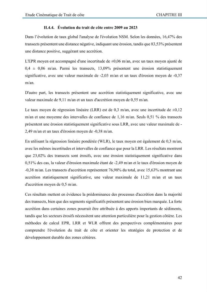 Evaluation de la vulnérabilité du littoral de la wilaya de Tizi-Ouzou face aux de géo-risques côtiers