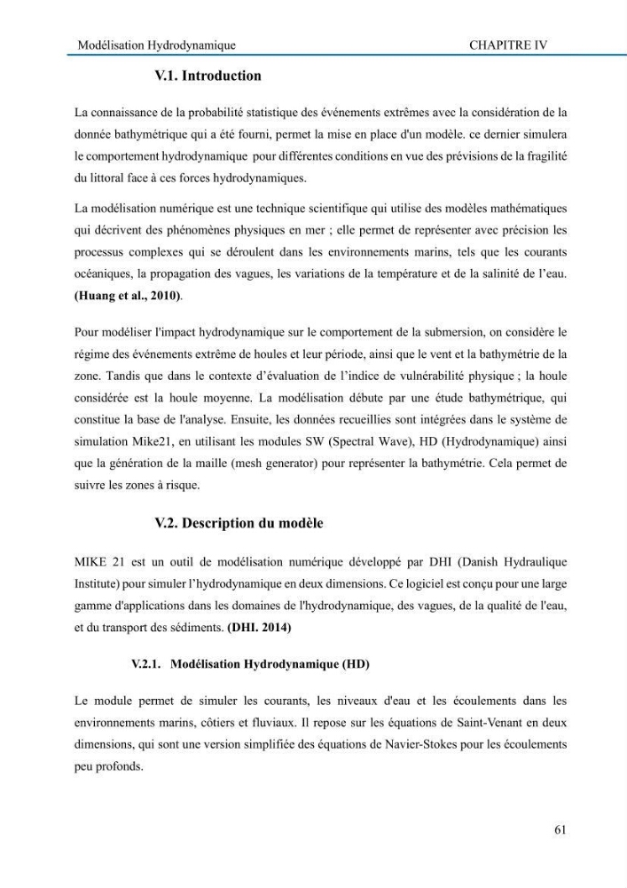 Evaluation de la vulnérabilité du littoral de la wilaya de Tizi-Ouzou face aux de géo-risques côtiers