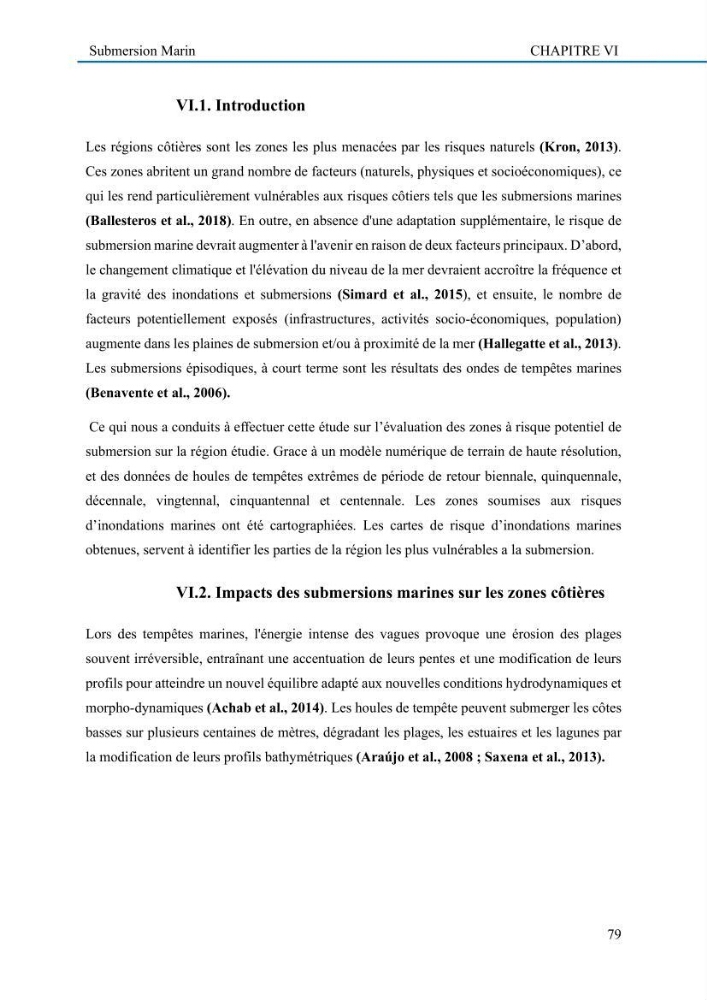 Evaluation de la vulnérabilité du littoral de la wilaya de Tizi-Ouzou face aux de géo-risques côtiers