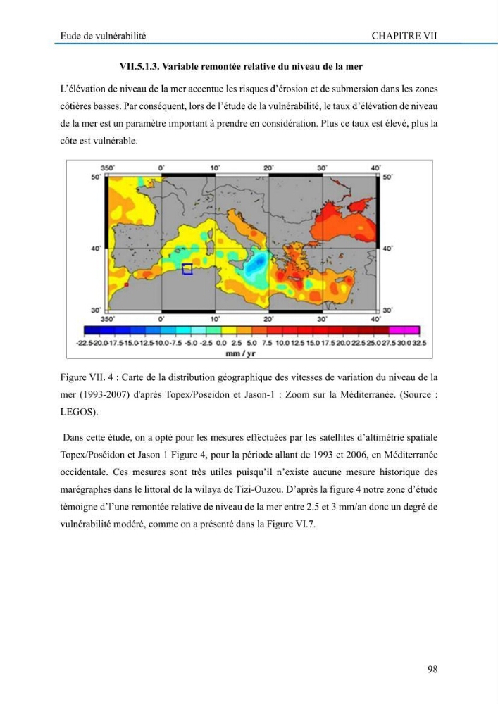 Evaluation de la vulnérabilité du littoral de la wilaya de Tizi-Ouzou face aux de géo-risques côtiers