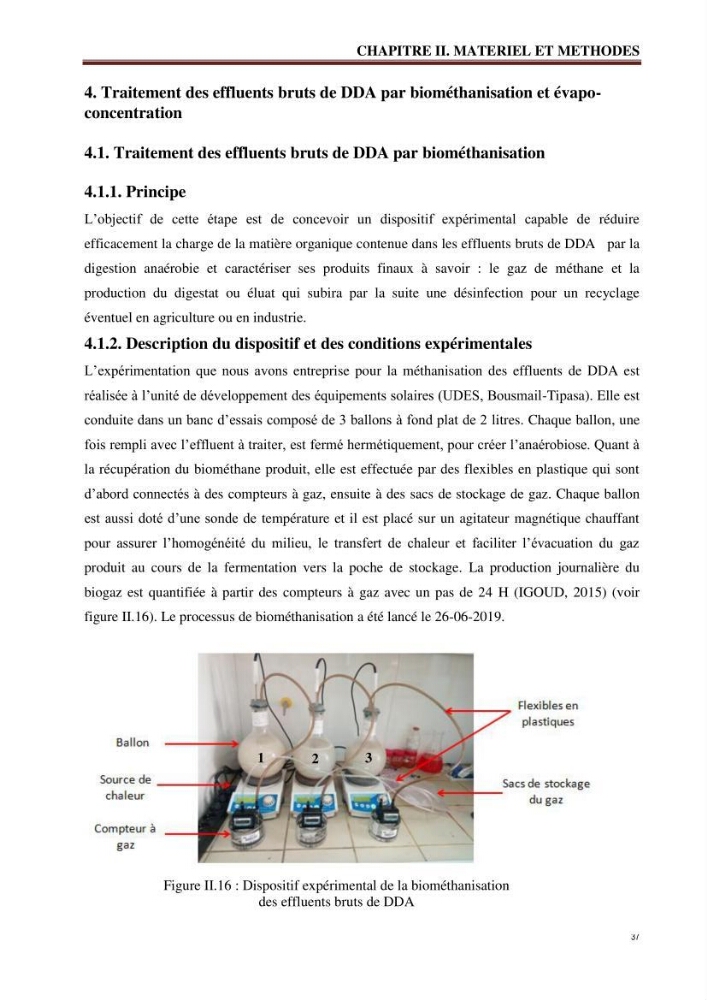 Traitement et valorisation des effluents de l’industrie laitière DANONE par biométhanisation couplée à l’évapo-concentration: