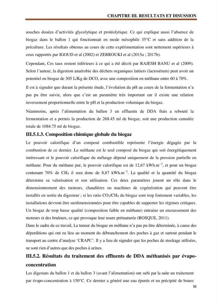 Traitement et valorisation des effluents de l’industrie laitière DANONE par biométhanisation couplée à l’évapo-concentration: