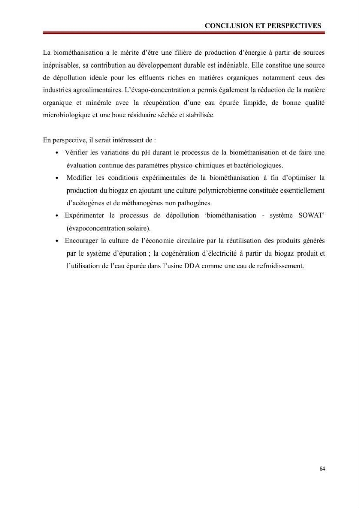 Traitement et valorisation des effluents de l’industrie laitière DANONE par biométhanisation couplée à l’évapo-concentration: