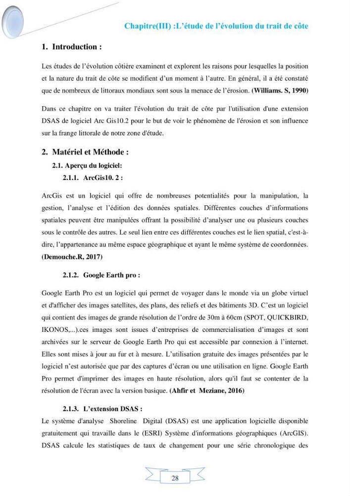 Impact de l’élévation de niveau de la mer et des tempêtes sur l’évolution morpho dynamique de la région Est de la baie d’Alger : simulation numérique des processus hydro-sédimentaires.
