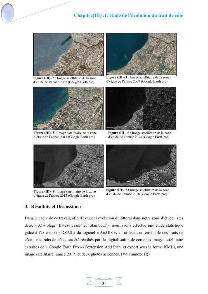 Impact de l’élévation de niveau de la mer et des tempêtes sur l’évolution morpho dynamique de la région Est de la baie d’Alger : simulation numérique des processus hydro-sédimentaires.