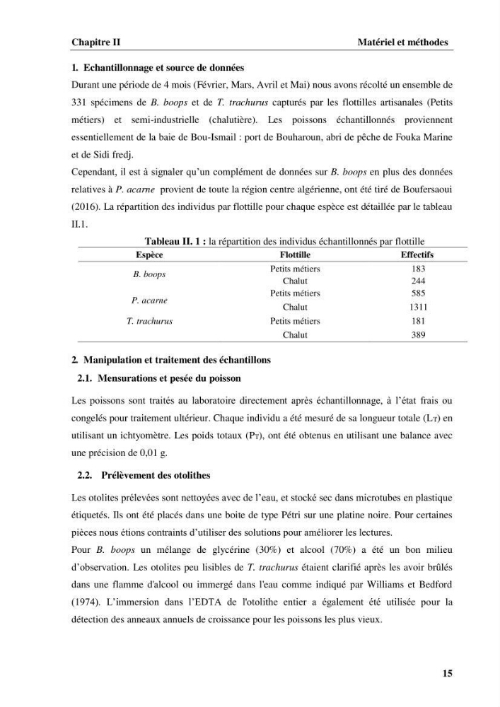 Elaboration d’un outil de simulation pour l’évaluation et de la gestion des pêcheries mixtes multi-flottille: cas de la pêcherie de Pagellus acarne (Risso, 1827) de la région centre algérienne
