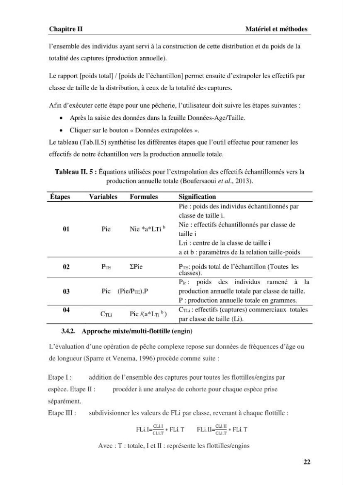 Elaboration d’un outil de simulation pour l’évaluation et de la gestion des pêcheries mixtes multi-flottille: cas de la pêcherie de Pagellus acarne (Risso, 1827) de la région centre algérienne