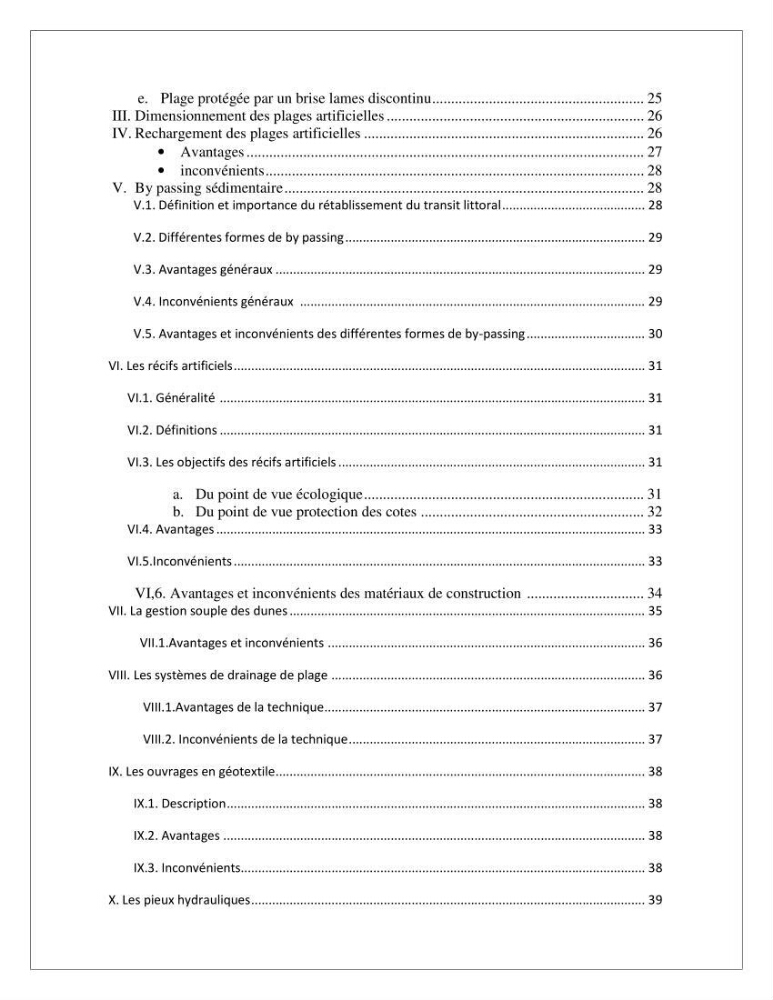 Propositions d\'aménagement et de protection par les méthodes dites \"SOFT\"