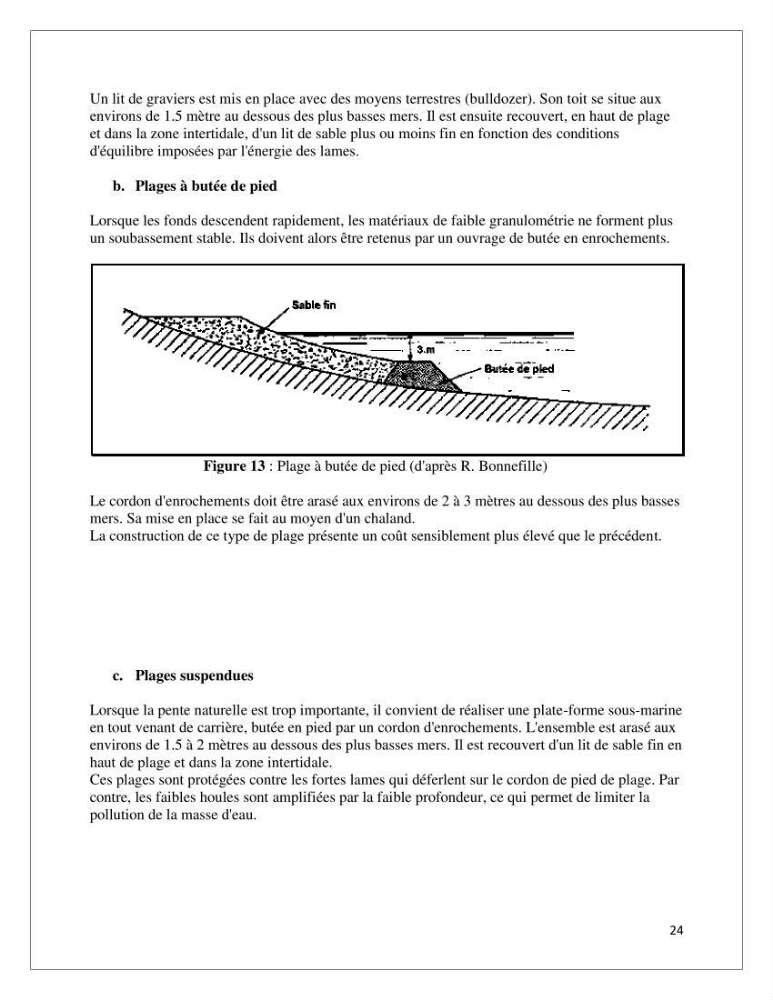 Propositions d\'aménagement et de protection par les méthodes dites \"SOFT\"