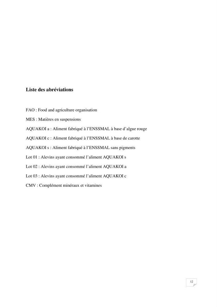 Reproduction artificielle, alevinage et prégrossissement de la carpe Koî ( cyprinus carpio carpio) avec un essai d\'amélioration par l\'utilisation des pigments: