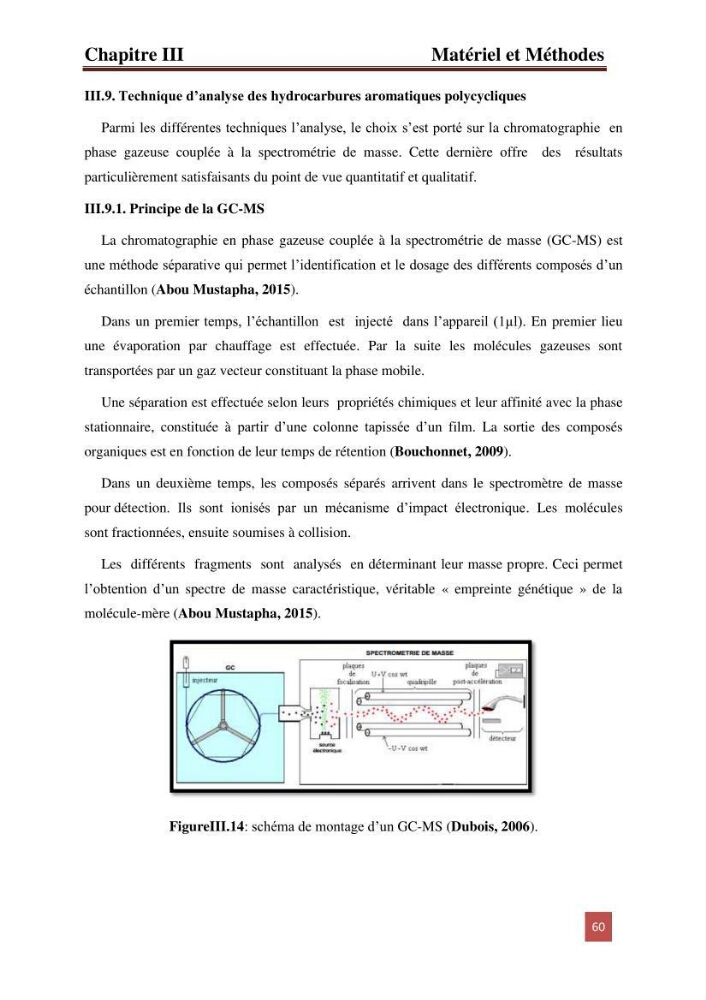 Etude prospective de la pollution marine de la baie d\'Alger:
